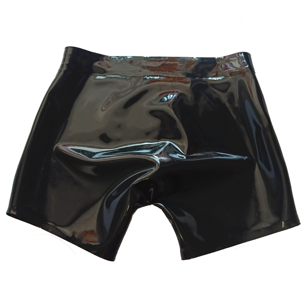 Sexy Black Latex Men Shorts Ru - Boyshort Underwear 评论和价格