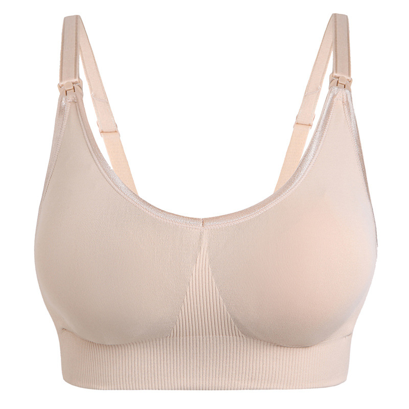 Solid Seamless Wireless Matern - Nursing Bra Sleep 评论和价格