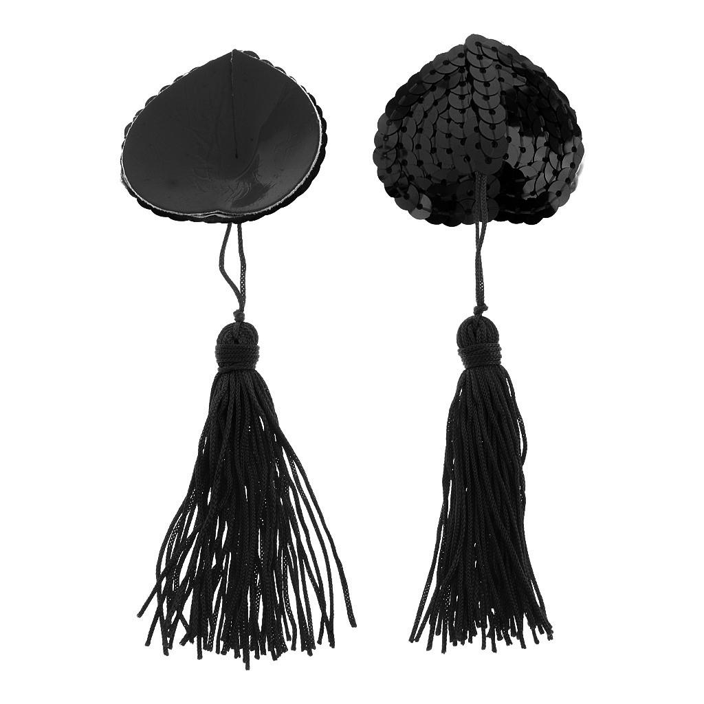 Heart Shaped Silicone Sequin N - Nipple Cover Pasties 评论和价格